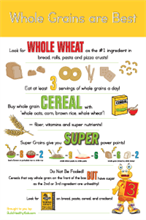 Picture of 6 Message Poster- Whole Grains